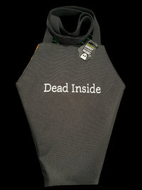 Dead Inside Haunted Coffin Tote Bag with Ghost Inside - Orange Variant