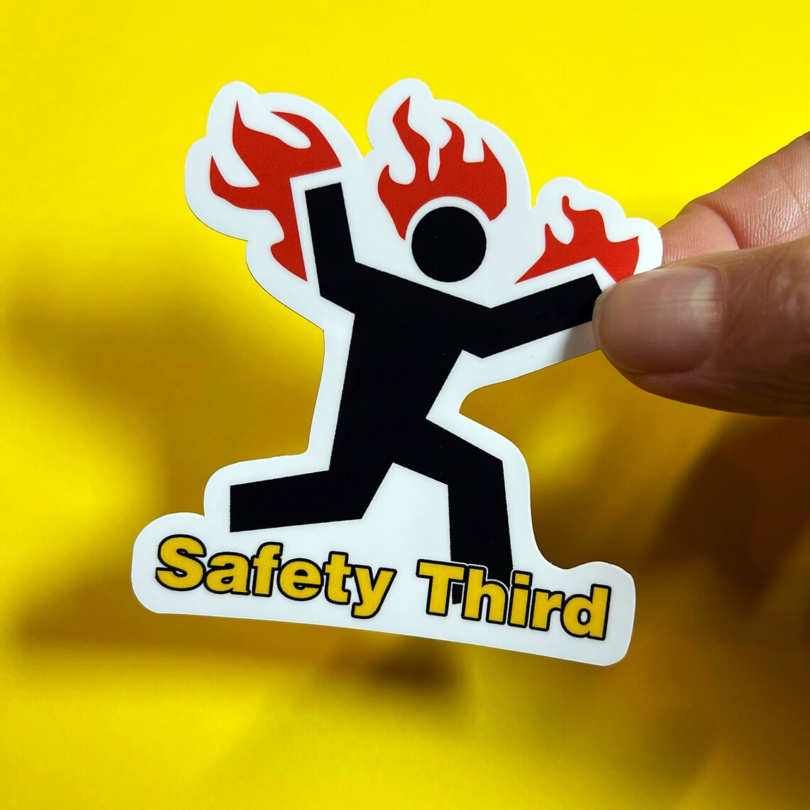 Safety Third Sticker