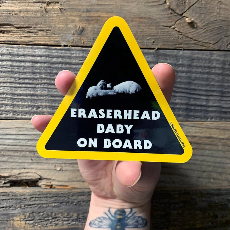 Eraserhead Baby On Board Sticker