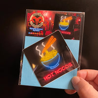 Hot Noods! Sexy Noodle Cyberpunk Sticker