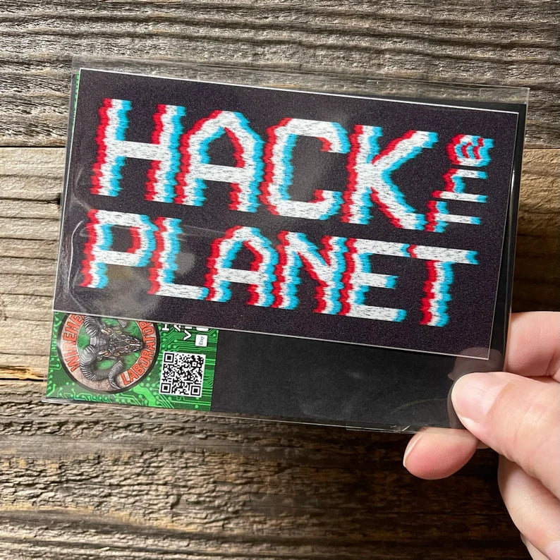 Hack The Planet Sticker!
